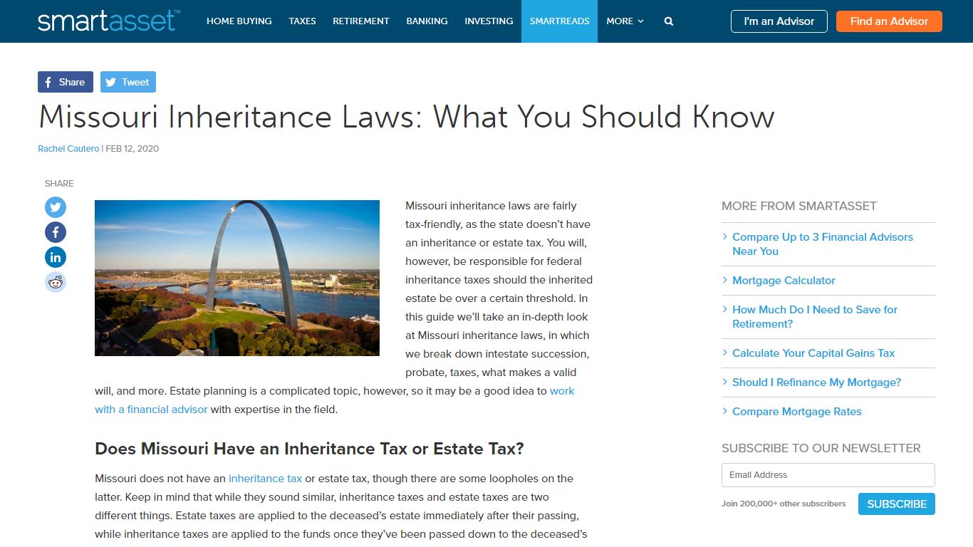 Missouri Inheritance Laws: What You Should Know - SmartAsset