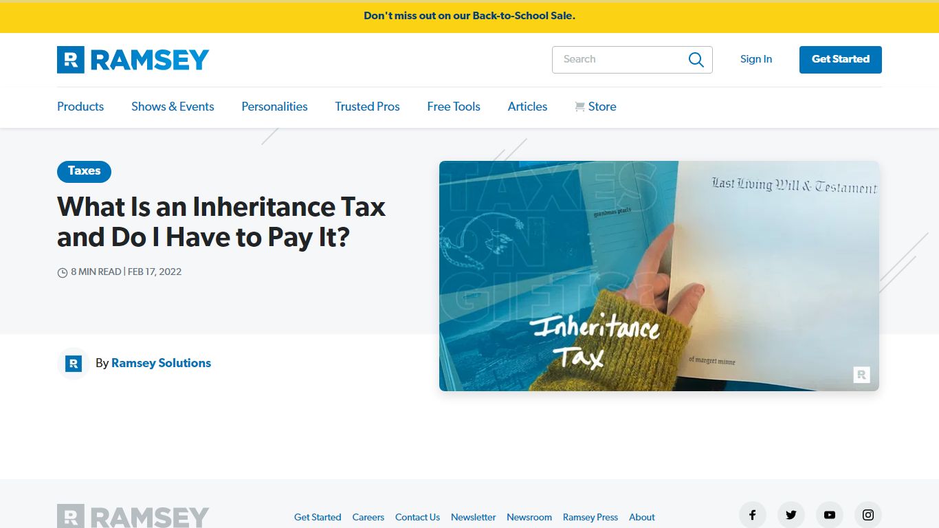 What Is an Inheritance Tax and Do I Have to Pay It?